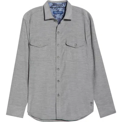 Tommy Bahama Coastline Cord Heather Bay Cotton Corduroy Button-up Shirt In Gold