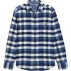 Tommy Bahama Coastline Cord Mojave Blues Buffalo Check Cotton Corduroy Button-up Shirt In Green