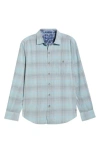 Tommy Bahama Coastline Cord Shoreline Vines Shadow Check Cotton Corduroy Button-up Shirt In Gold