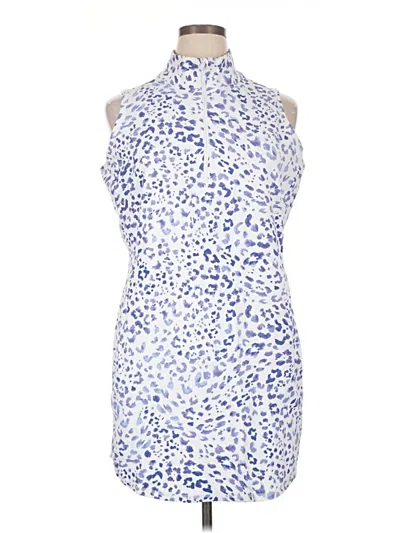 Pre-owned Tommy Bahama Cocktail Dress In Blue