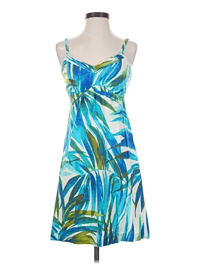 Pre-owned Tommy Bahama Cocktail Dress In Blue