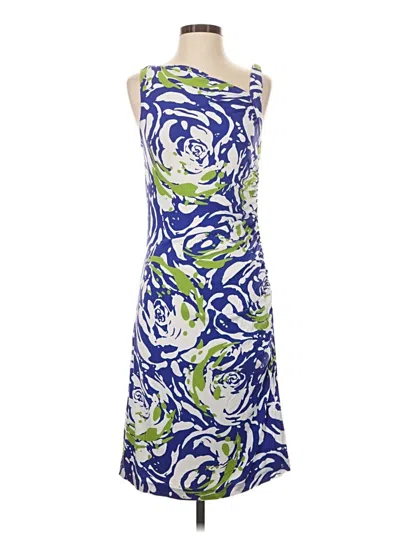 Pre-owned Tommy Bahama Cocktail Dress In Blue