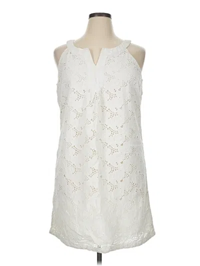 Pre-owned Tommy Bahama Cocktail Dress In White