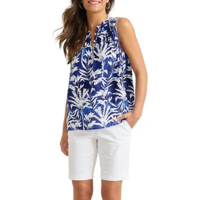 Tommy Bahama Coconut Cove Sleeveless Top In Blue