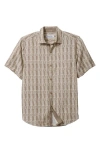 Tommy Bahama Coconut Point Coastal Cool Geo Islandzone® Short Sleeve Button-up Shirt