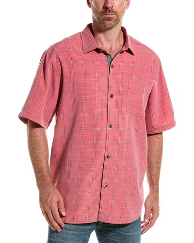 Tommy Bahama Coconut Point Concord Plaid Shirt In Pink