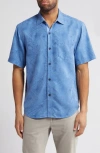 Tommy Bahama Men's Coconut Point Keep It Frondly Button-front Shirt In Bright Cobalt