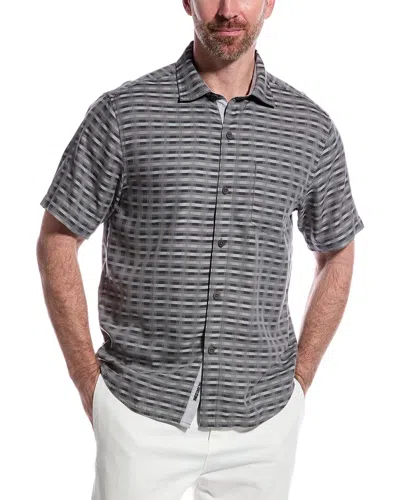 Tommy Bahama Coconut Point Pixel Paradise Shirt In Grey