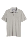 Tommy Bahama Condesa Canyon Organic Cotton Polo Shirt In Ultimate Grey