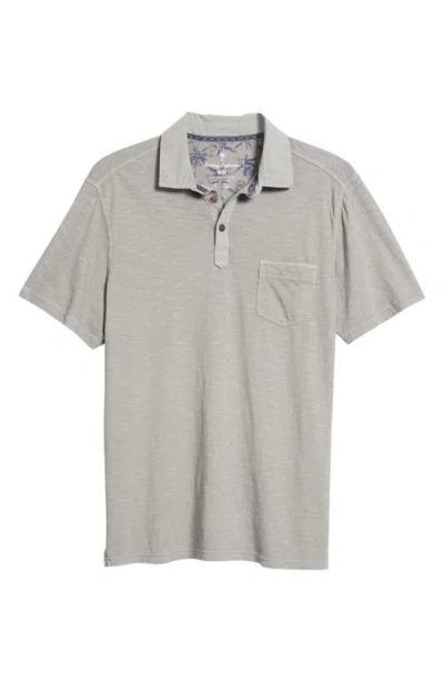 Tommy Bahama Condesa Canyon Organic Cotton Polo Shirt In Ultimate Grey