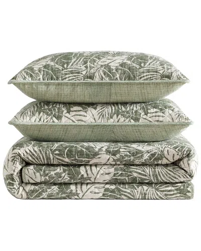 Tommy Bahama Costa Blanca Texture Cotton Quilt Set In Multi