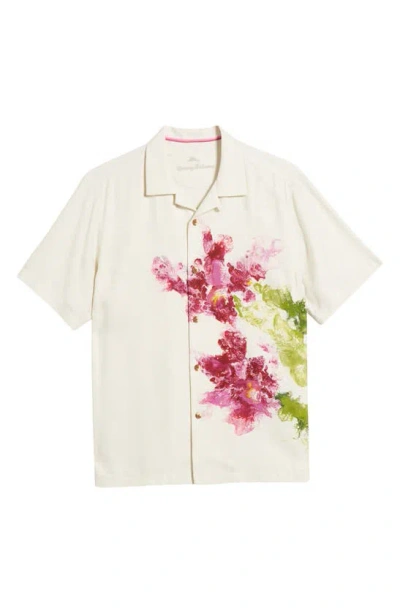 Tommy Bahama Costa Rican Blooms Silk Camp Shirt In Continental