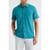 Tommy Bahama Costa Wave Camp Short Sleeve Button-up Shirt In Green