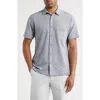 Tommy Bahama Costa Wave Camp Short Sleeve Button-up Shirt In Gray