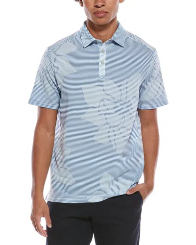 Tommy Bahama Costa Wave Grande Polo Shirt In Blue
