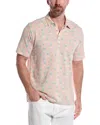 Tommy Bahama Costa Wave Seersipper Polo Shirt In Pink