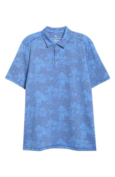 Tommy Bahama Costa Wave Twilight Canopy Polo Shirt In Blue
