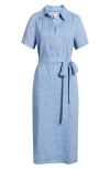Tommy Bahama Coastalina Popover Midi Dress In Buccaneer Blue