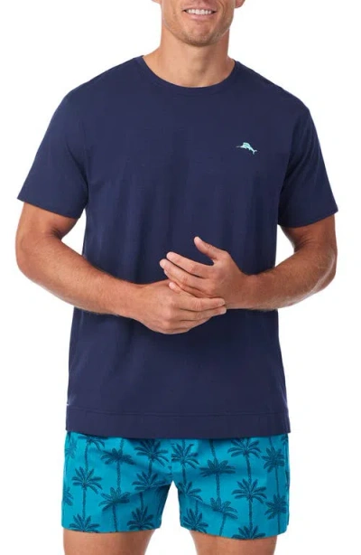 Tommy Bahama Cotton & Modal Pajama T-shirt In Blue