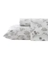 Tommy Bahama Cotton Percale 4 Piece Sheet Set, King In Classic Map
