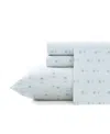 Tommy Bahama Cotton Percale 4 Piece Sheet Set, King In Kew Palms