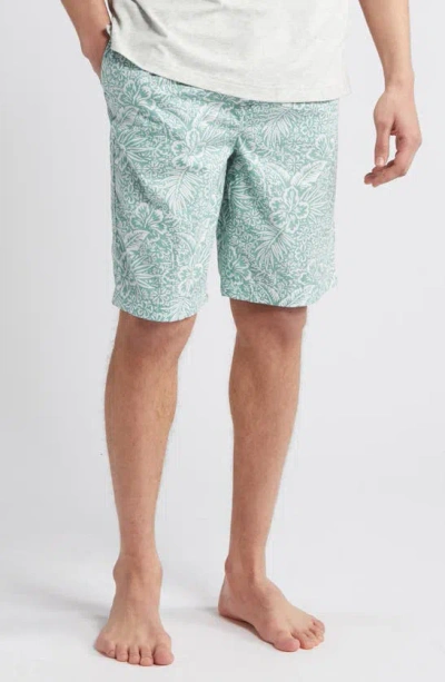 Tommy Bahama Cotton Shorts Pajamas In Mint Print