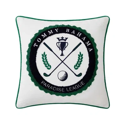 Tommy Bahama Cotton Throw Pillow In Paradise League Green