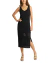 Tommy Bahama Openwork Midi Dress In Black