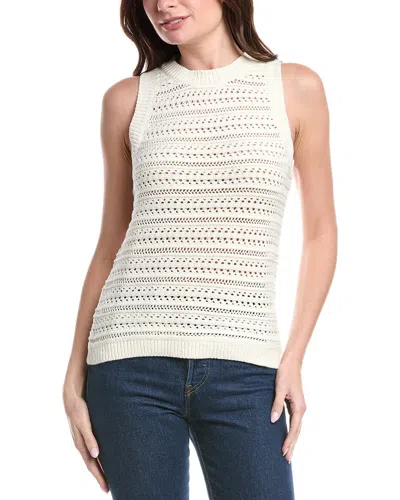 Tommy Bahama Crochet Stitch Tank In White
