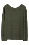 Tommy Bahama Crystal Sands Sequin Relaxed Fit Cotton Blend Sweater In Green