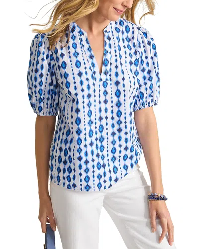 Tommy Bahama Crystalline Cove Puff Sleeve Top In White