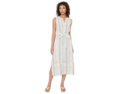 Tommy Bahama Cypress Cove Sleeveless Midi Dress Women's Dress Cyber Light: Xs (us 2) In Multi