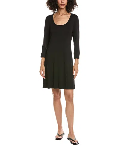Tommy Bahama Darcy 3/4 Sleeve Short Dress In Black