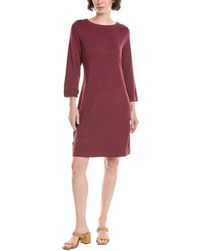 Tommy Bahama Darcy 3/4 Slv Dress In Burgundy
