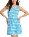Tommy Bahama Darcy Coastal Tiles Shift Dress In Blue
