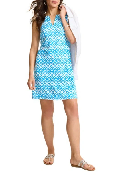 Tommy Bahama Darcy Coastal Tiles Shift Dress In Blue