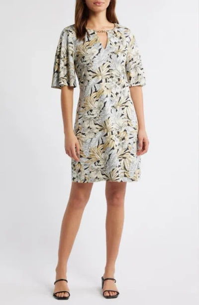 Tommy Bahama Darcy Grand Canal Chain Neck Dress In Black