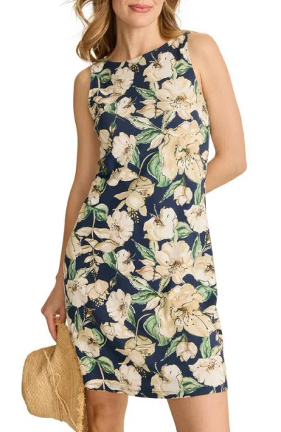 Tommy Bahama Darcy Floral Print Sleeveless Minidress In Multi
