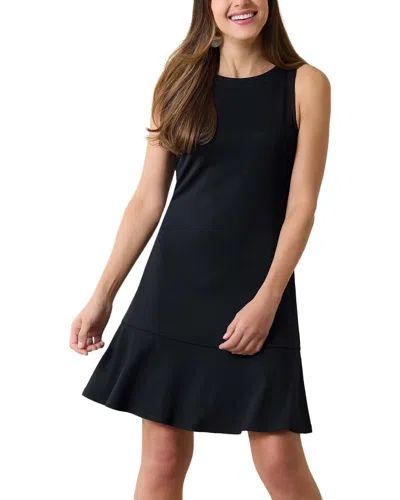Tommy Bahama Darcy Flounce Mini Dress In Black
