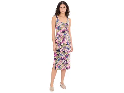 Tommy Bahama Darcy Garden Oasis Midi Dress In Multi
