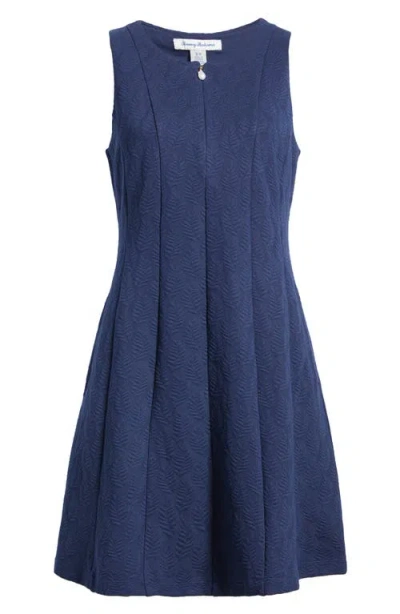 Tommy Bahama Darcy Jacquard Sleeveless Fit & Flare Dress In Neutral