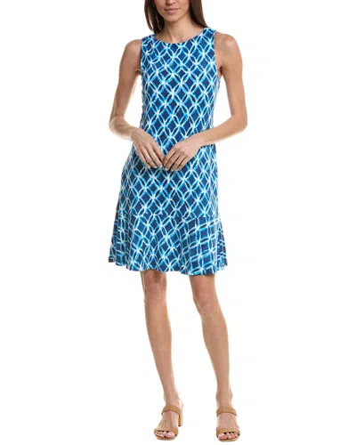 Tommy Bahama Darcy Lovely Lattice Mini Dress In Blue