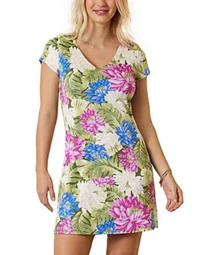 Tommy Bahama Darcy Lush Lotus Dress In Banana Leaf