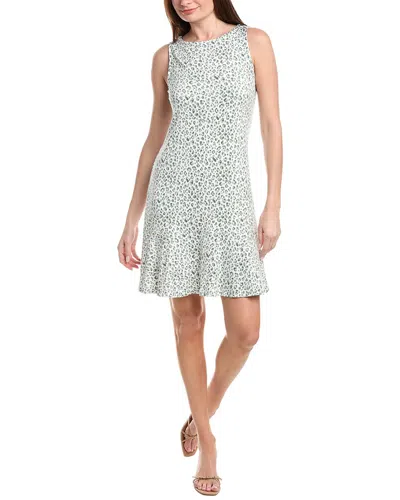 Tommy Bahama Darcy Lux Leo Flounce Dress In Blue