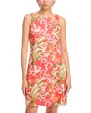 Tommy Bahama Darcy Exotic Tropic Mini Dress In Blazing Orange
