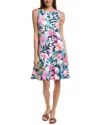Tommy Bahama Darcy Perfectly Paradise Mini Dress In Blue