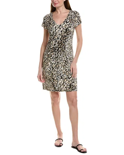 Tommy Bahama Darcy Spotted Sea Mini Dress In Black