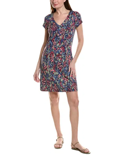Tommy Bahama Darcy Sunlit Seas V-neck Mini Dress In Multi