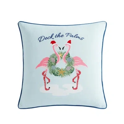 Tommy Bahama Deck The Palms Cotton Decorative Pillow In Multi