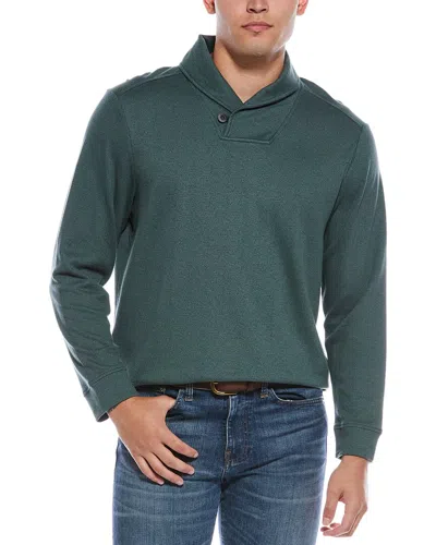 Tommy Bahama Deer Harbor Shawl Collar Sweater In Green